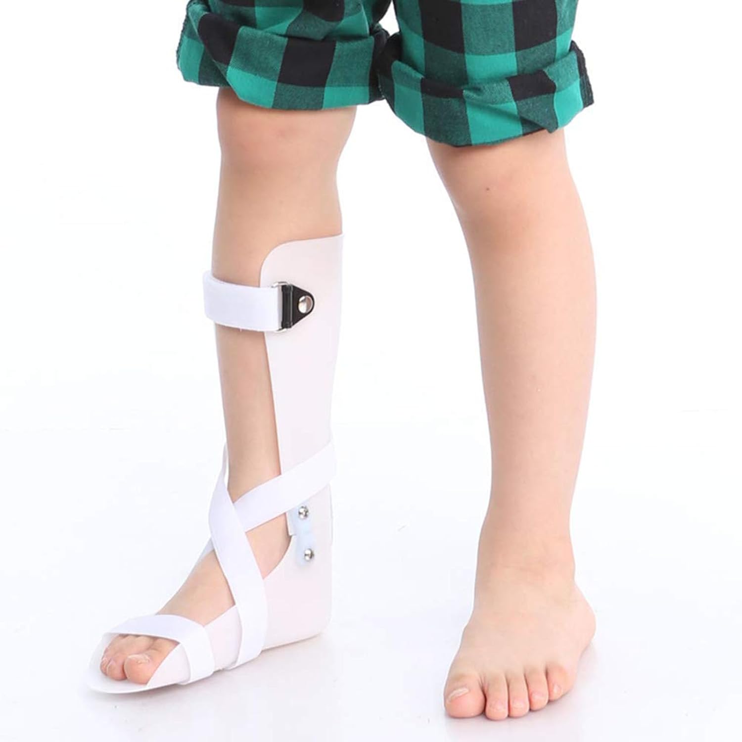 Pediatric Foot Drop Support Night Splint, Kids Drop Foot Brace Children Ankle Foot Orthosis Pediatric Night Splint Walking, Brace for Children to Improve Walking Gait, Medium