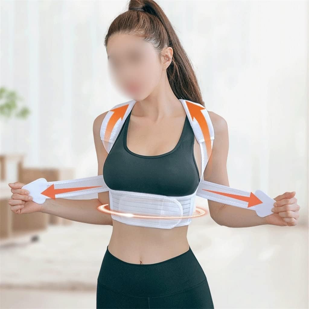Back Posture Correction Belt Lumbar Braces Light Breathable Men Women Back Support Bandage(XL Code)