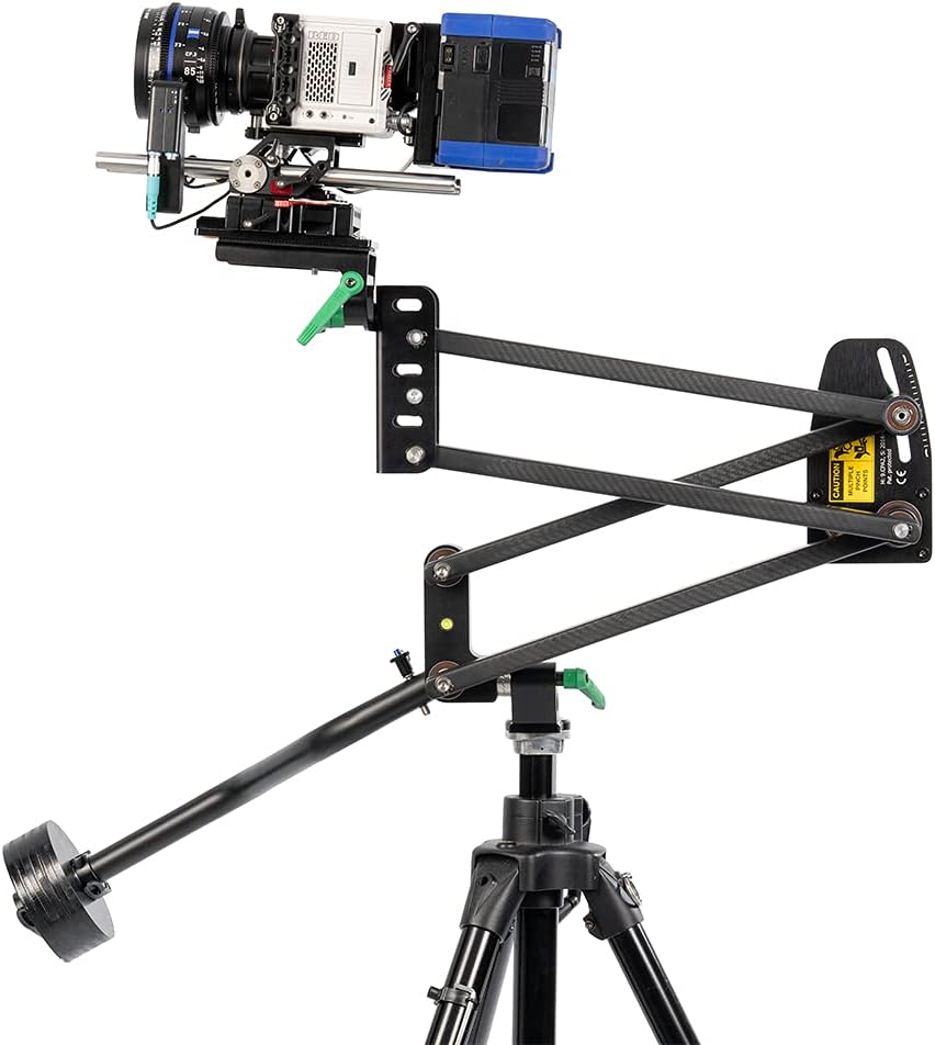 9.Solutions C-Pan Arm II, Carbon Fiber, Lighter-Weight, Upgraded Smoothness, 9.CPA2C, Slider, Jib/Crane for Different pan/Movement, for Photography, Videography & Filmmaking