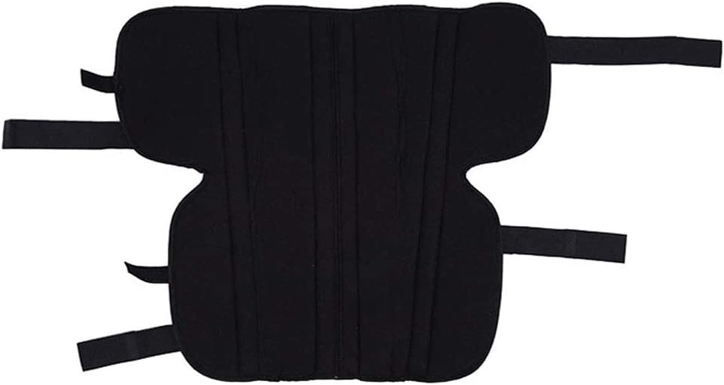 Adjustable Knee Brace Immobilizer Brace Post Op Immobiliser Knee Orthosis Before After Splint Used for Sciatica Relief(Black Small)