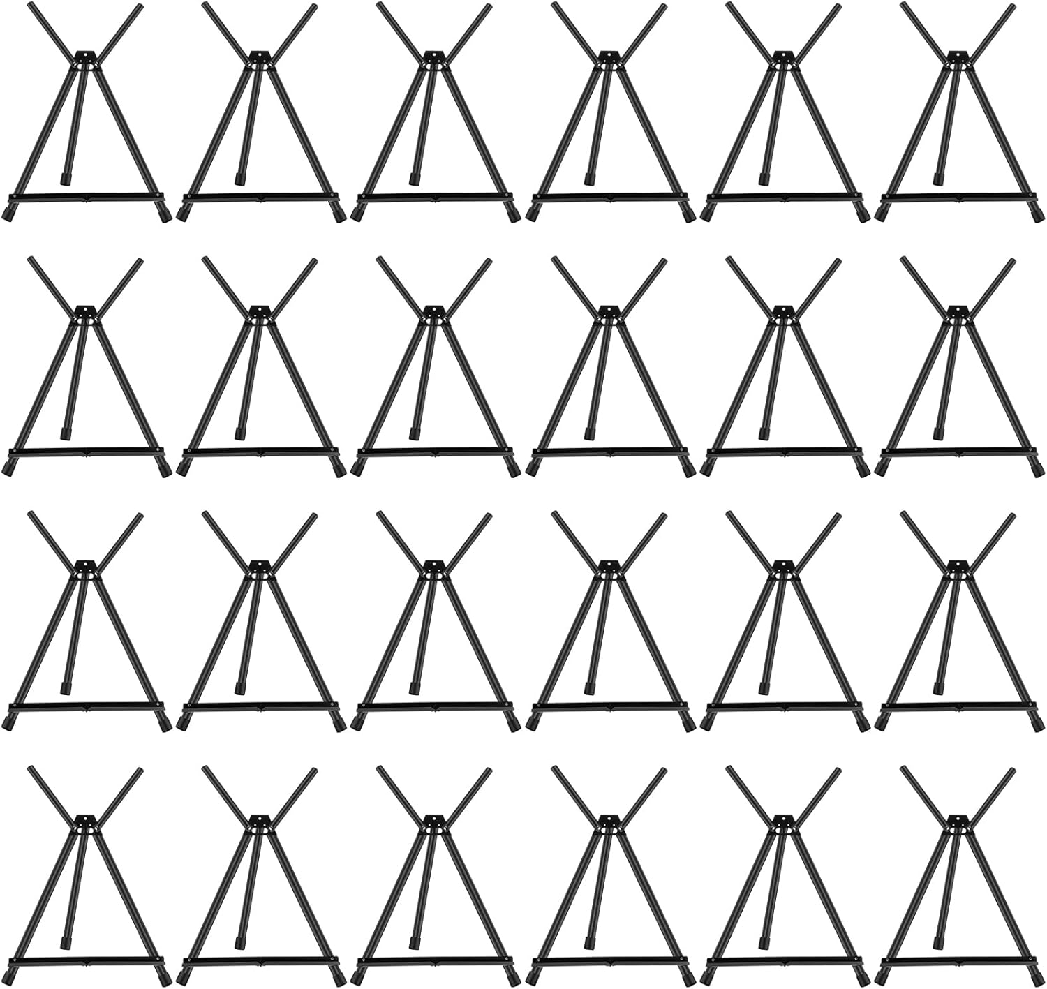Xinnun 24 Pack Aluminum Tabletop Display Easels 15