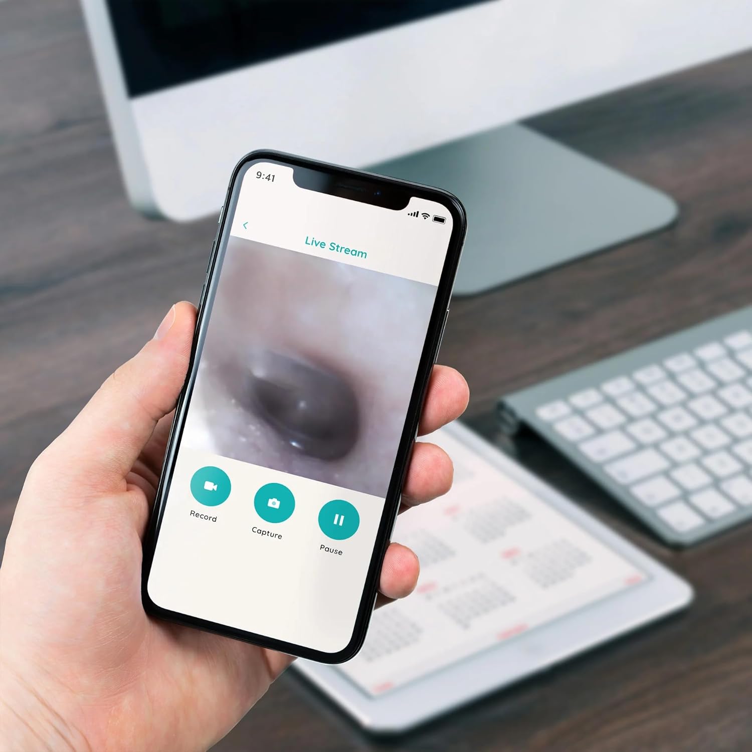 Wireless Otoscope Ear Camera - Remmie PRO | Digital Ear, Nose, and Throat Inspection Tool with LED Lighting for Professional-Grade Diagnoses| FDA Registered Wi-Fi Ear Camera