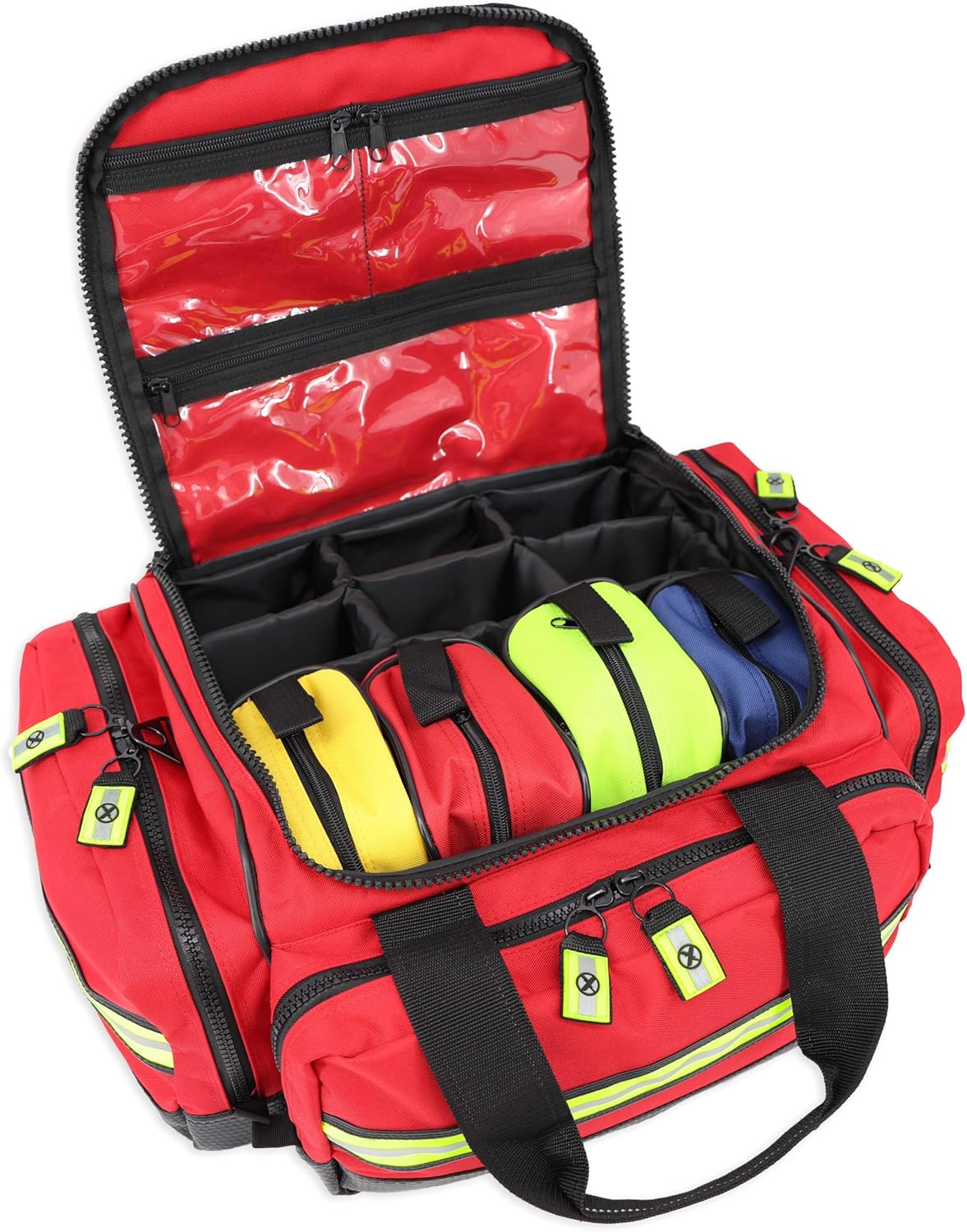 Lightning X Premium Stocked Modular EMS/EMT Trauma First Aid Responder Medical Bag + Kit