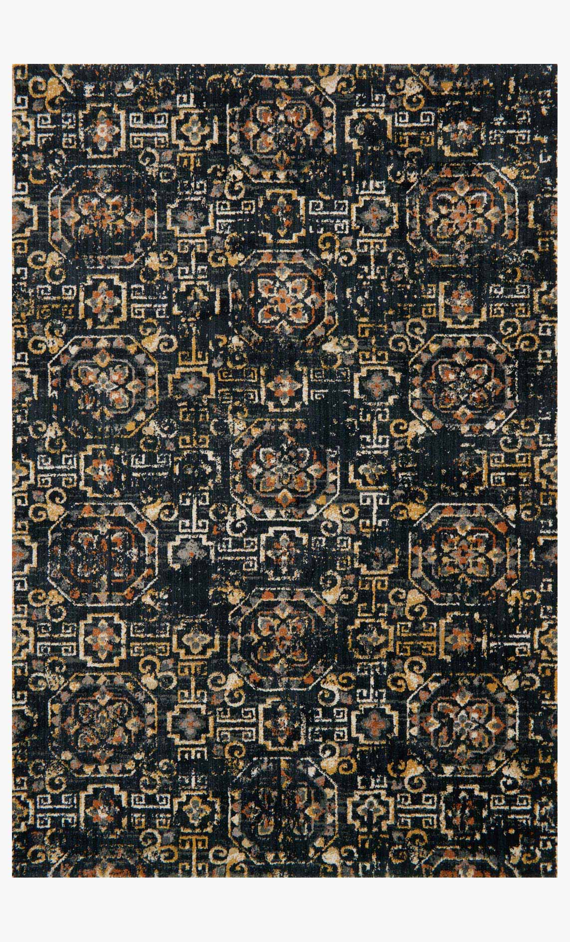 Loloi Torrance Collection - Transitional Power Loomed Rug in Midnight (TC-12)