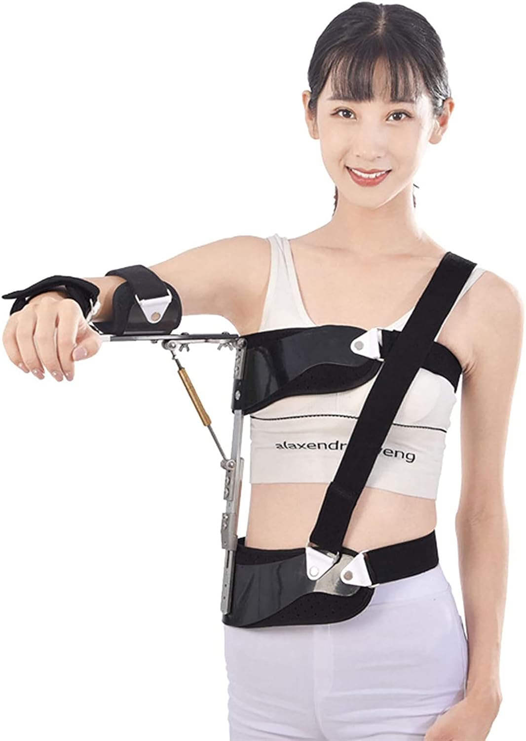 HAILM Adult Shoulder Abduction Orthosis Humeral Fracture Fixation Bracket Sling Adjustable Shoulder Orthosis Immobilizer for Injury Support,L