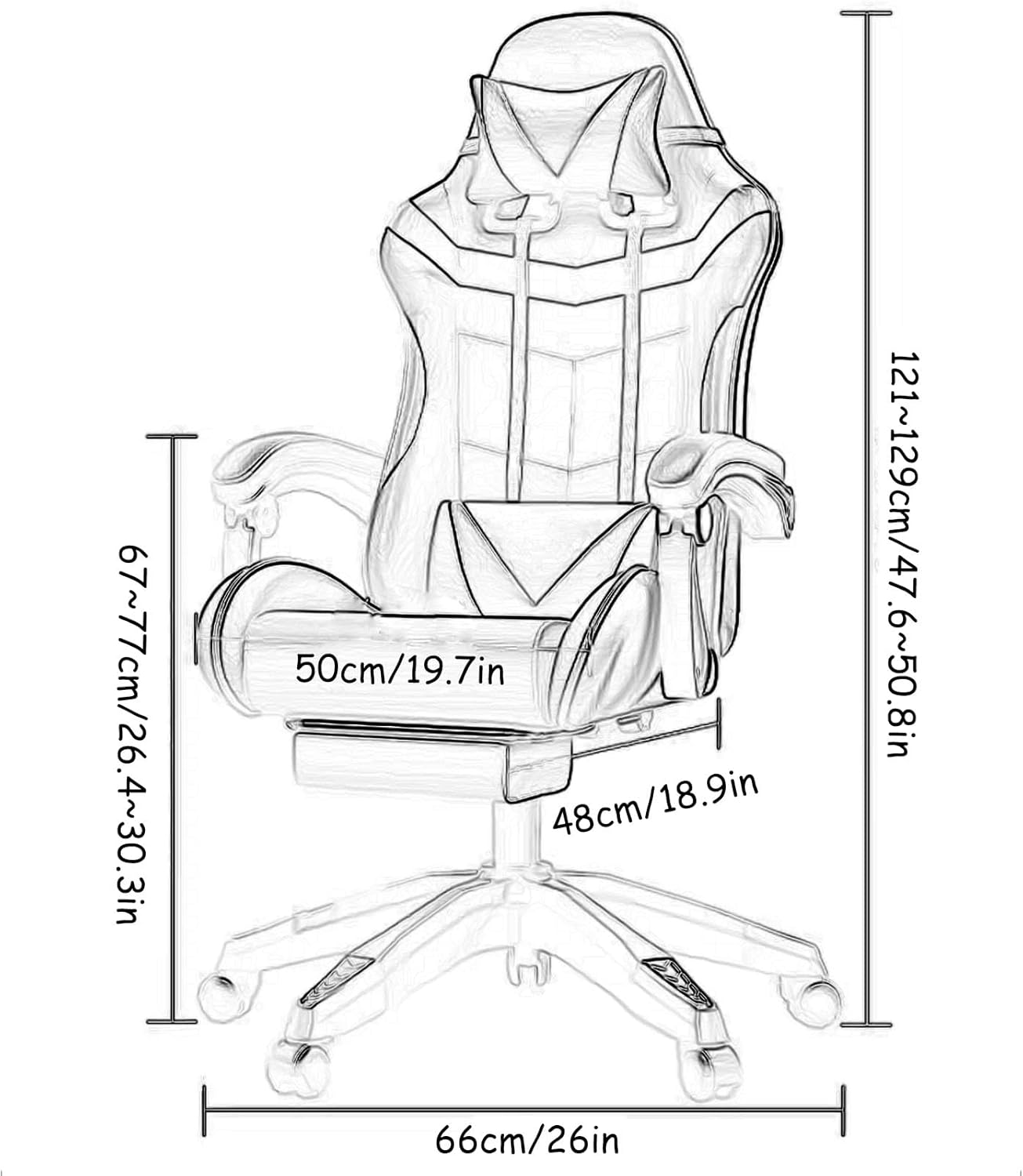 Computer Desk Chair, Executive Chairs, Adjustable Desk Chair with Lumbar Support Armrest, 135° Tilt Function Swivel Pu Leather Task Gaming Chair for Home Office Work Stud,Grey