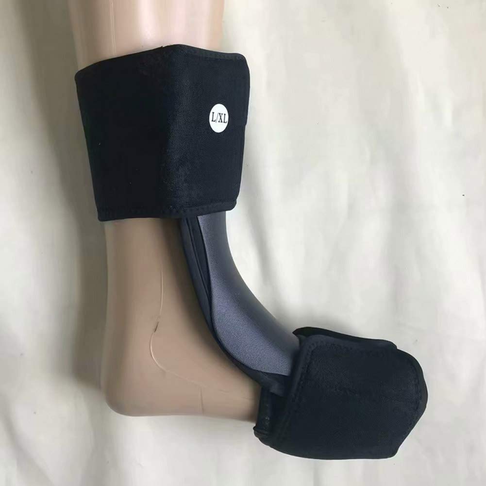 HUANGJUN Drop Orthosis Ankle Brace Foot Splint Ankle Drop Foot Support Corrector Posture Night Sleep Foot Support Helps Relieve Symptoms of Plantar Fasciitis Firm Stabilizing
