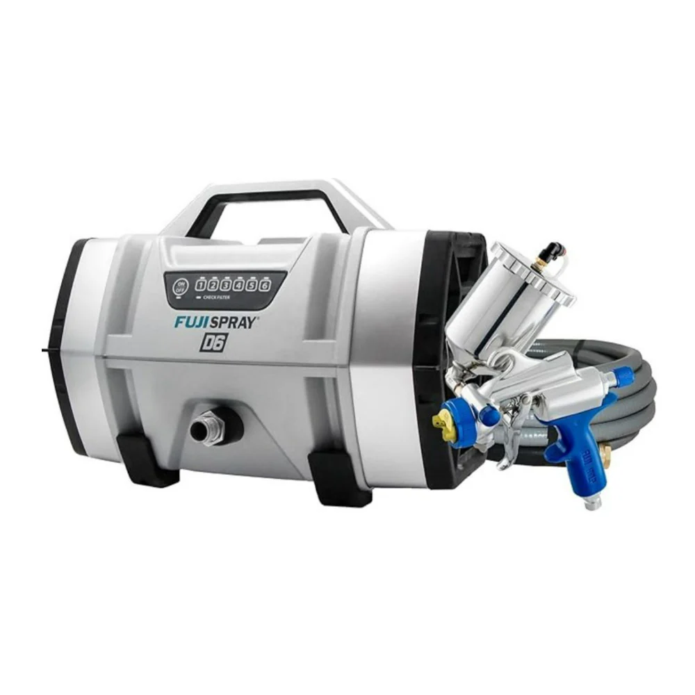 Fuji Spray D6 6 Stage HVLP Gray Turbine Sprayer with G XPC HVLP Spray System
