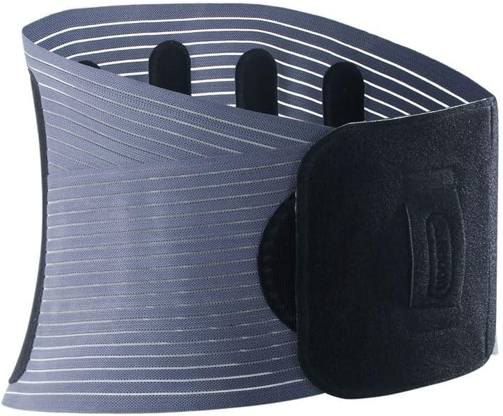 Summer Breathable Back Support Belt Lumbar Brace For Lower Back Pain Relief, Adjustable Posture Corrector Waist Support With Removable Pads And Steel Splints (Color : Black, Size : 4X-Large)