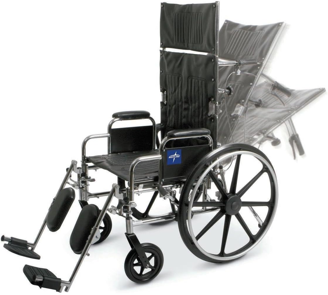 Medline Reclining Wheelchair, 16