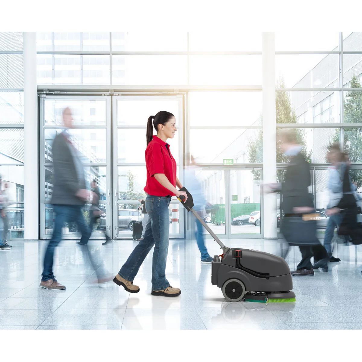NaceCare TGB 516NX Cordless Walk Behind Floor Scrubber