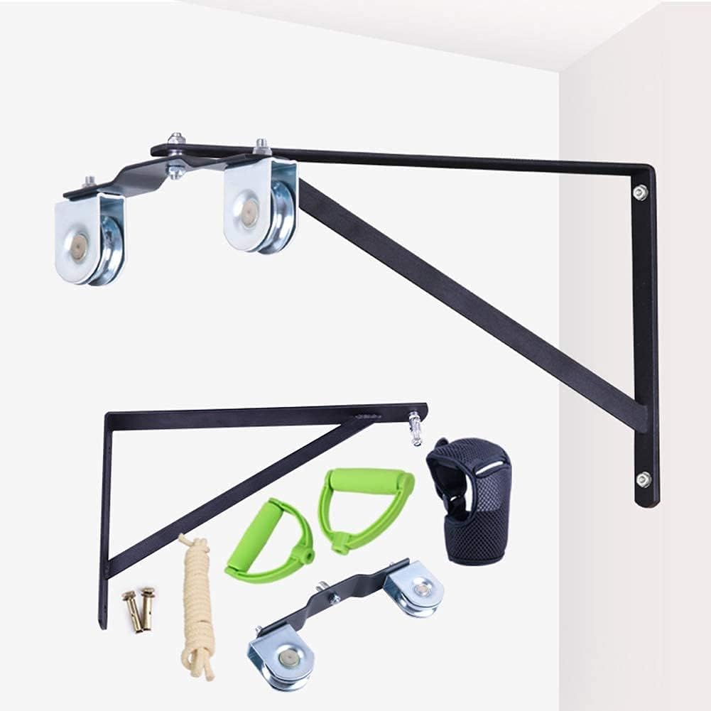 N/A Shoulder Exercise Pulley Wall Mount Bracket Shoulder Pulley Wall Bracket Fixed Wall Support Stainless Steel