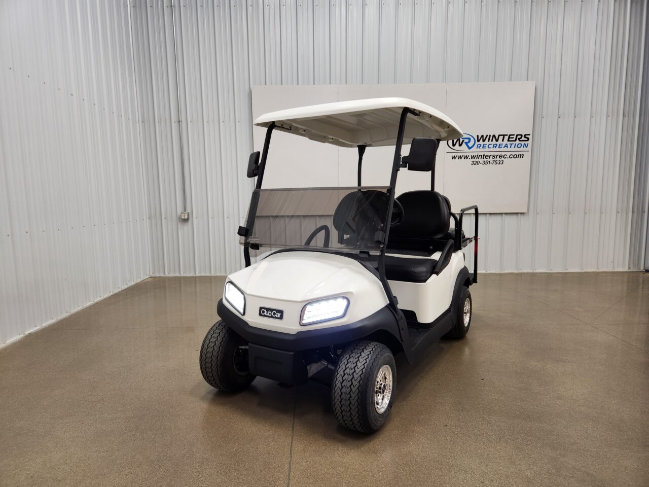 2020 Club Car Tempo Electric STREET READY Golf Cart, White