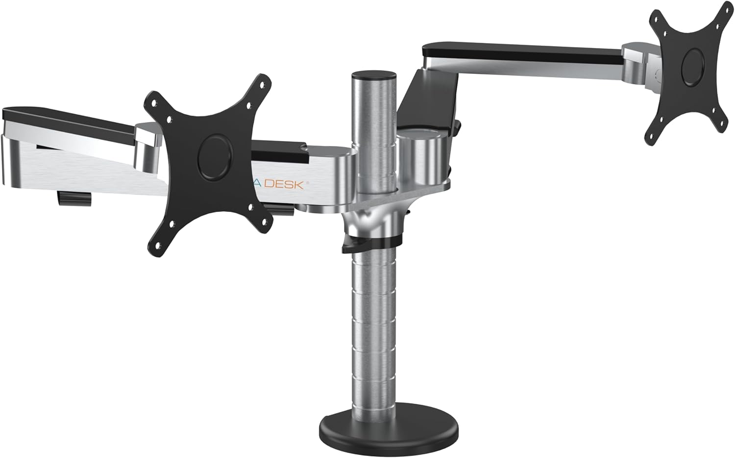 VERSADESK OmniView Dual Monitor Stand - Height Adjustable Arms for 24
