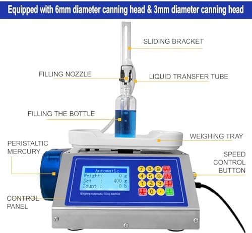 CSY-1200 Peristaltic Pump Filling Machine - High Precision Liquid Dispenser for Perfume, Nail Polish, Glue, Ink - Adjustable Flow Rate, Ideal for Cosmetic & Industrial Use