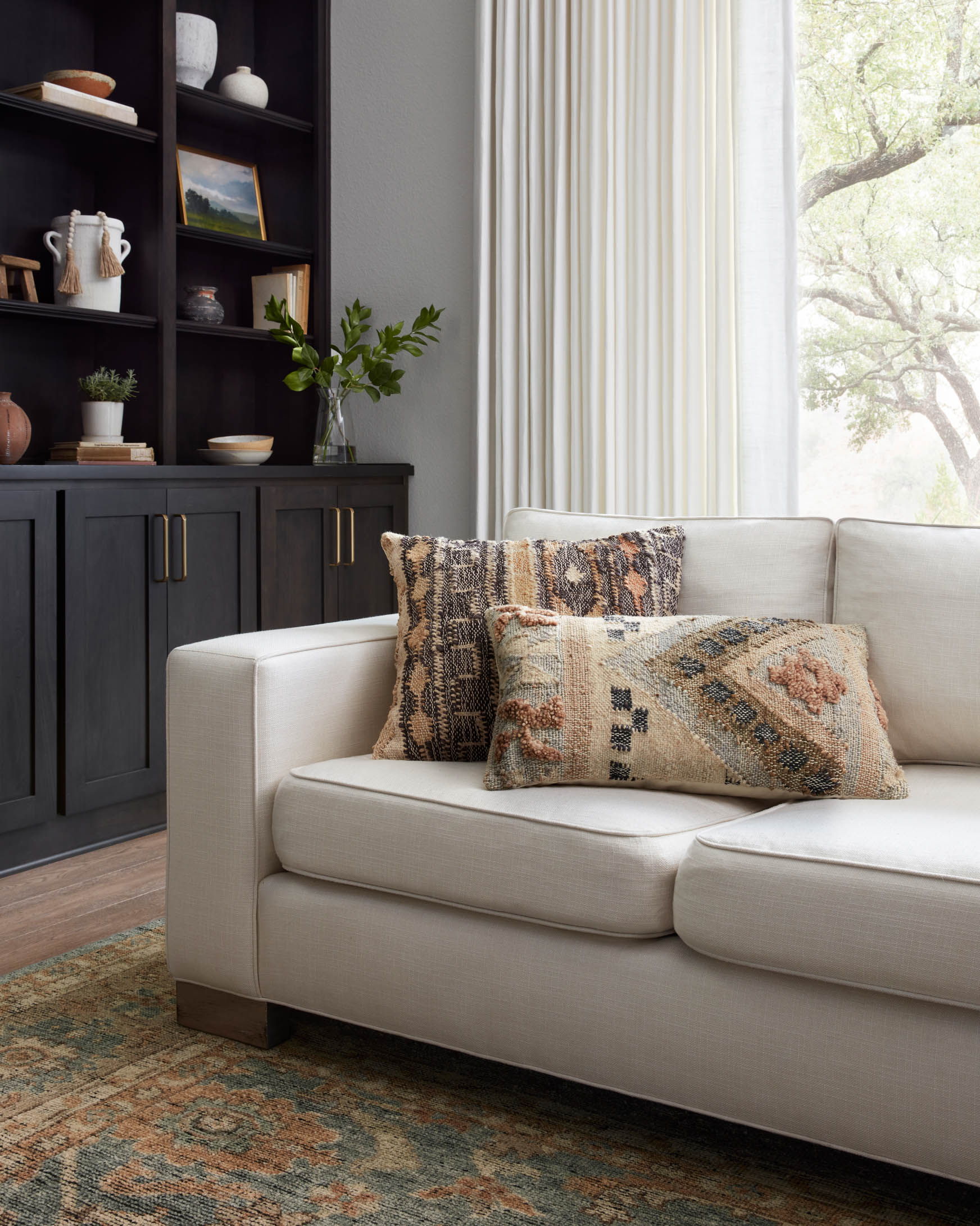 Loloi Pillows Collection - Pillows Hand Woven Rug in Blue (PLL0040)