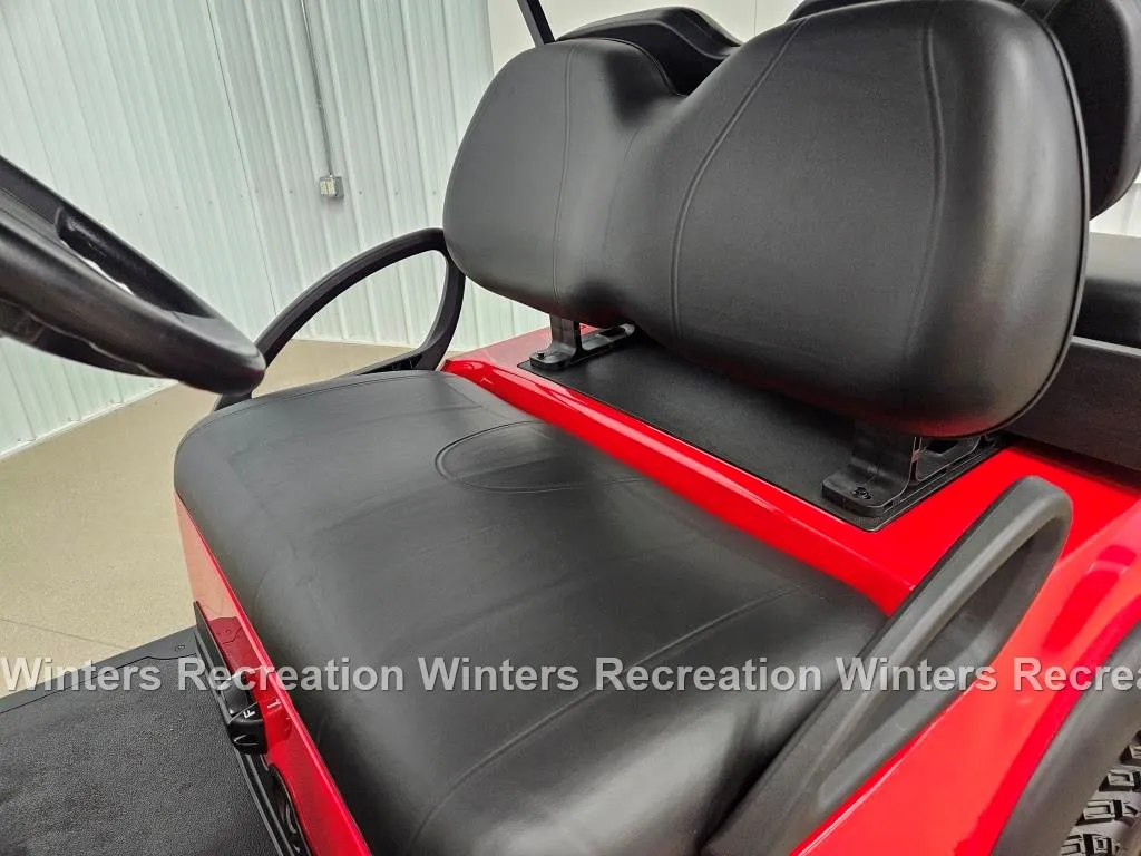 2021 Club Car Tempo Electric DELUXE STREET READY Golf Cart, Rally Red