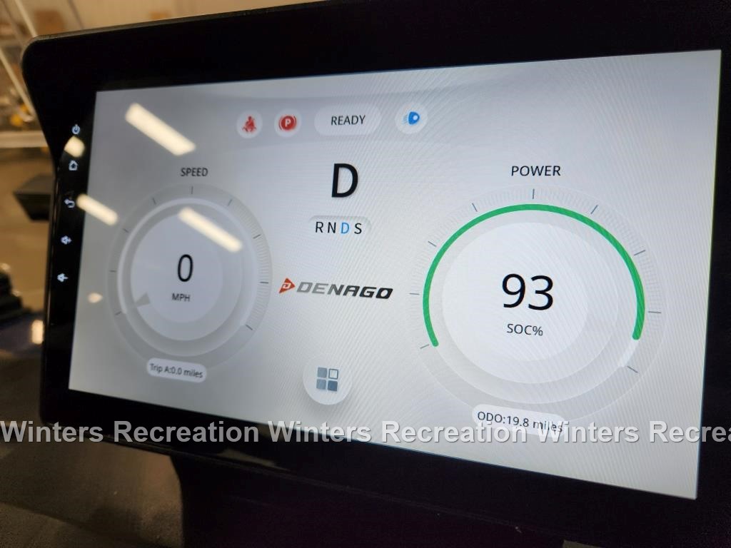 CUSTOM 2025 Denago Nomad XL Plus Lithium Ion Golf Cart, Blue