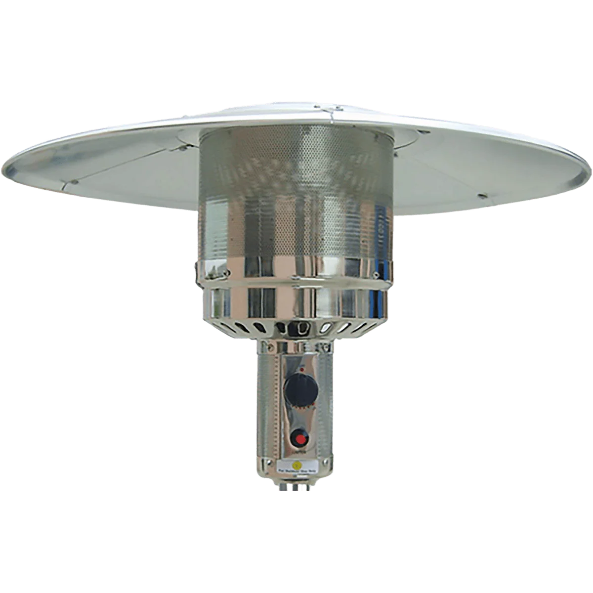 Hanover 48,000 BTU Steel Umbrella Propane Patio Heater - Bronze/Stainless Steel