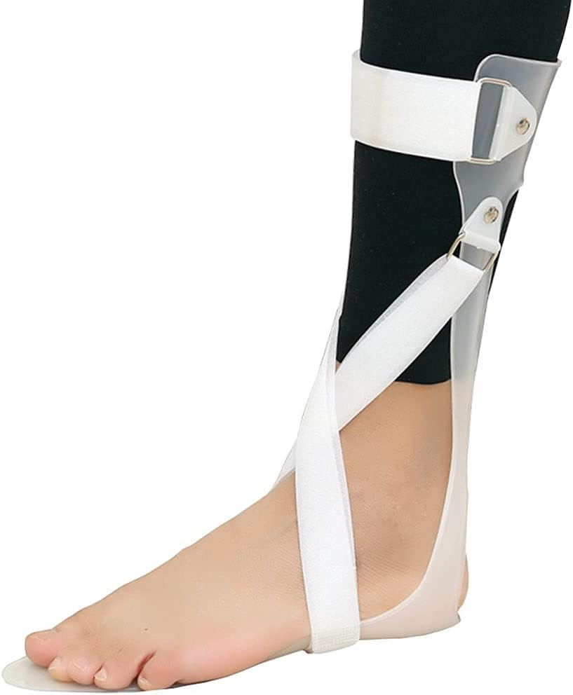 Men & Women Drop Foot Brace - Ankle Foot Orthosis Support, Stroke Recovery Equipment, Trimmable, Lightweight Polyethylene