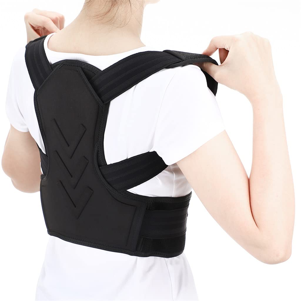 Adjustable Posture Corrector Back Waist Support Spine Brace Belt Postural Trainer Posture Corrector Unisex(M code)