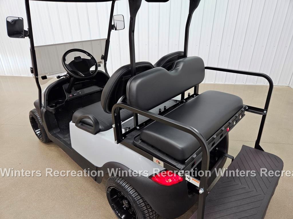 2022 Club Car Precedent Electric STREET READY Golf Cart, Platinum Beauty