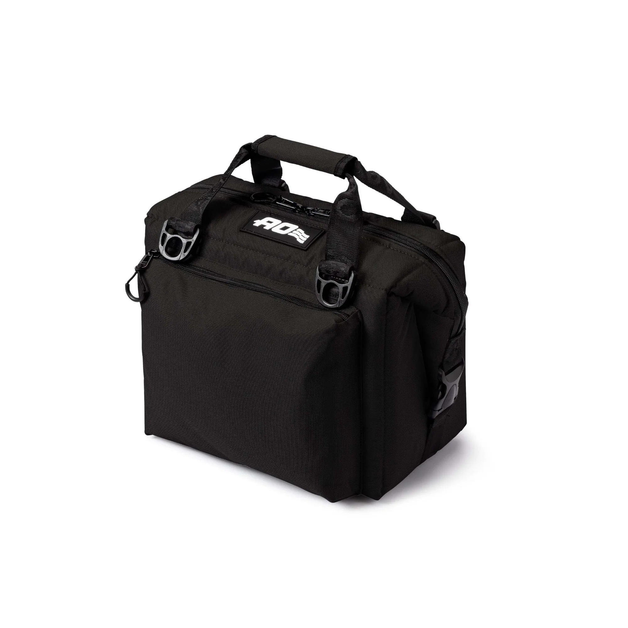 AO Coolers Deluxe Canvas Cooler Bag with Removable Shoulder Strap (Black)