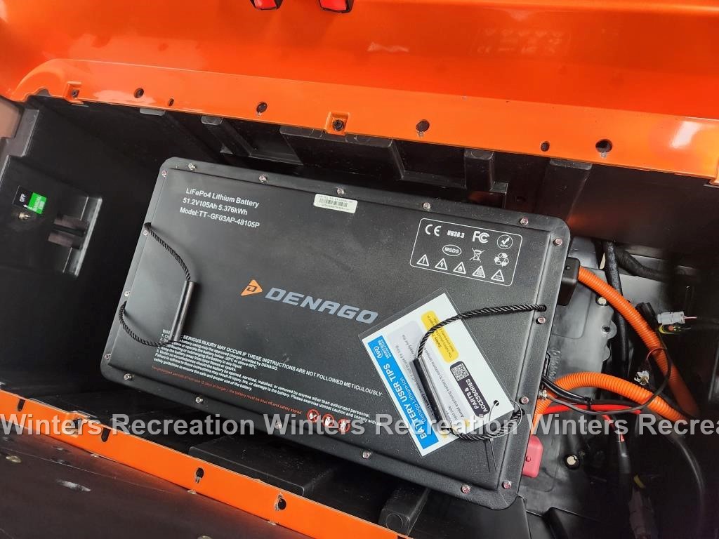 2025 Denago Nomad XL Lithium Ion Golf Cart, Lava