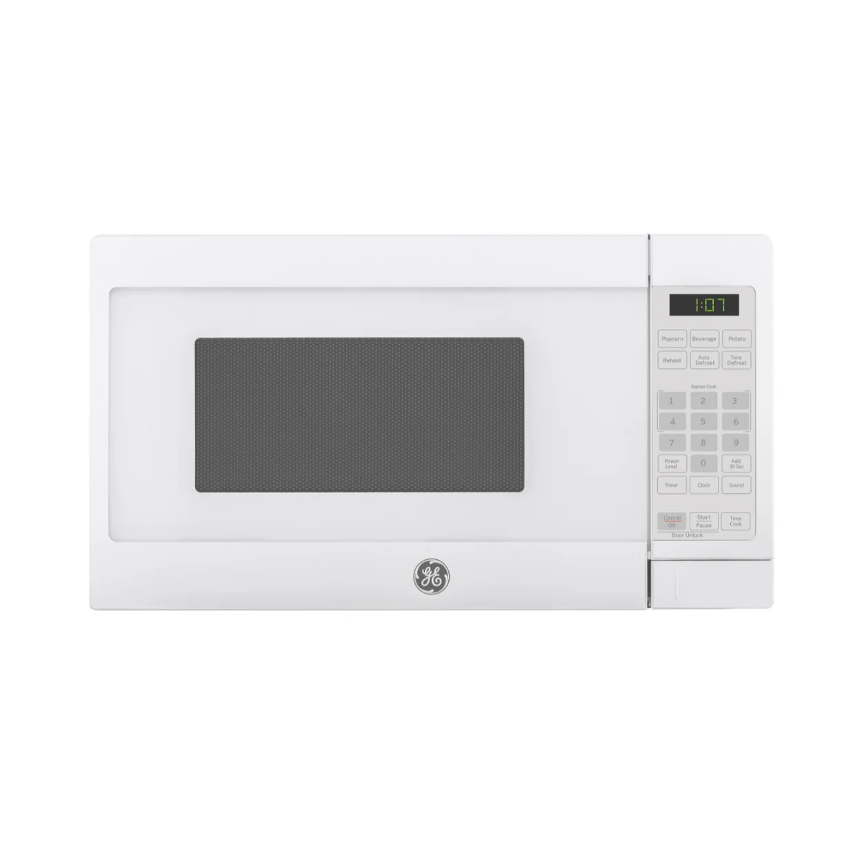 GE Appliances 0.7 Cu. Ft. Capacity Countertop Microwave Oven (White)