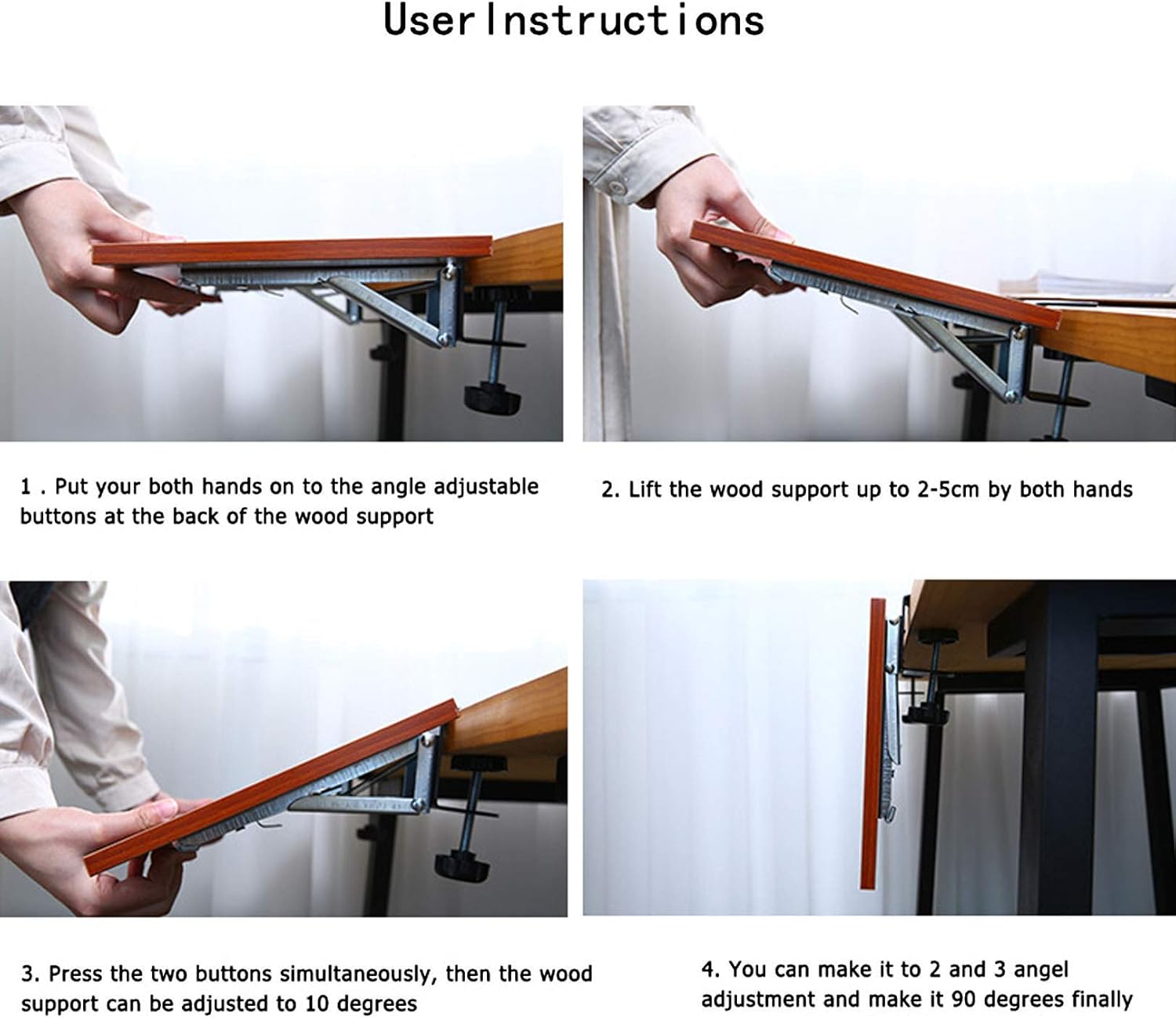 Desk Extender Desk Extender Tray Clamp On Keyboard Drawer Hands Arm Support Shelf Stand Home and Office Computer Arm Support,