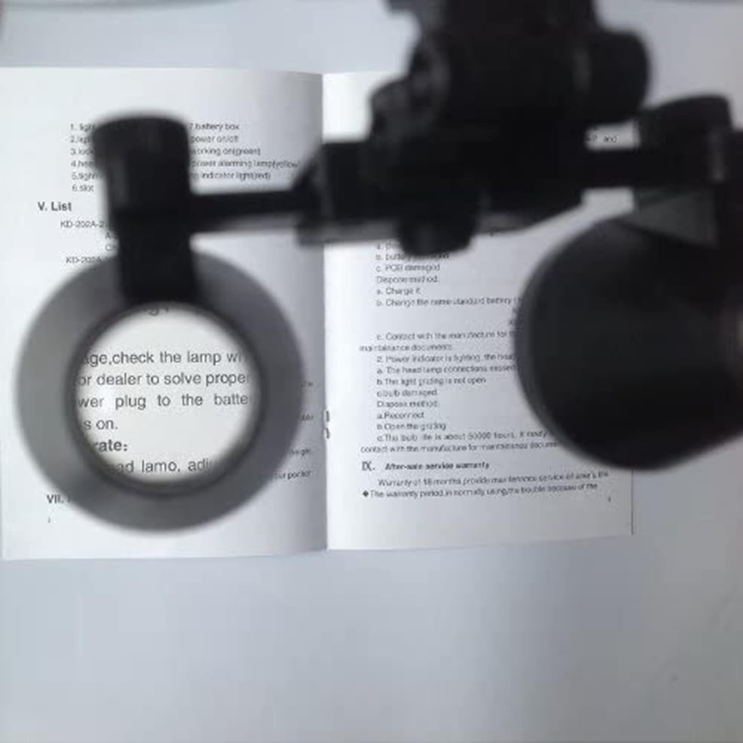 Head Mounted 2.5X 3.5X Dental Surgical Loupes Binocular Magnifying Glass Medical Magnifier for Reading Jewelry Watch Repair Craft Close Work，Black-Magnification:3.5X