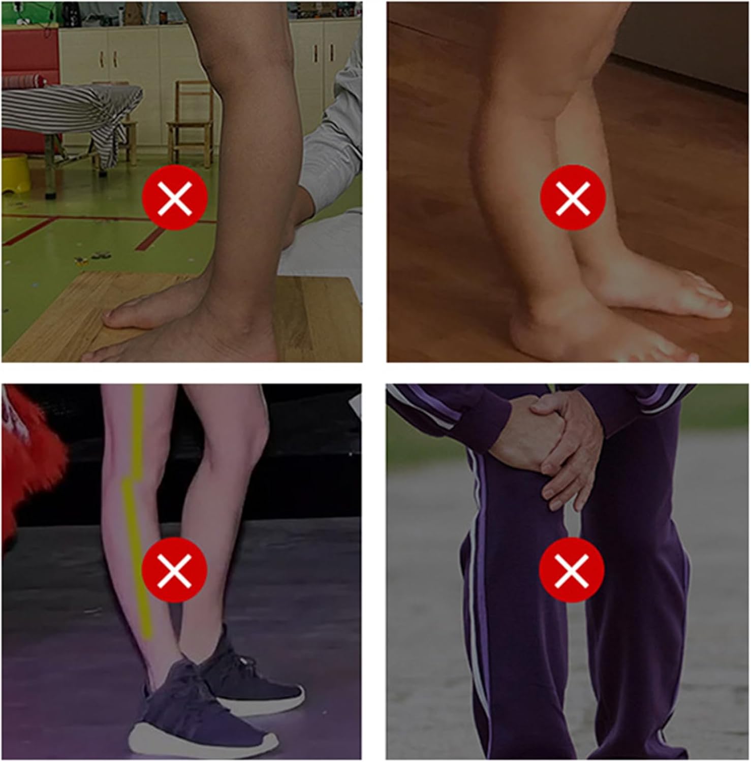 Knee Hyperextension Brace, Adjustable Knee Support Orthosis Immobilizer Protector for Joint Pain Relief,Right,L