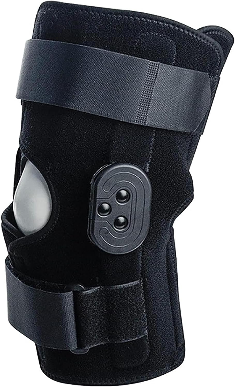 2PCS Short Hinged Knee Pads, Knee Joint Fixed 360° Protection Support Brace, Adjustable 0-90°, Soft Comfortable Breathable Fabric, for Fixation Meniscus Damage Ligament Postoperat(L