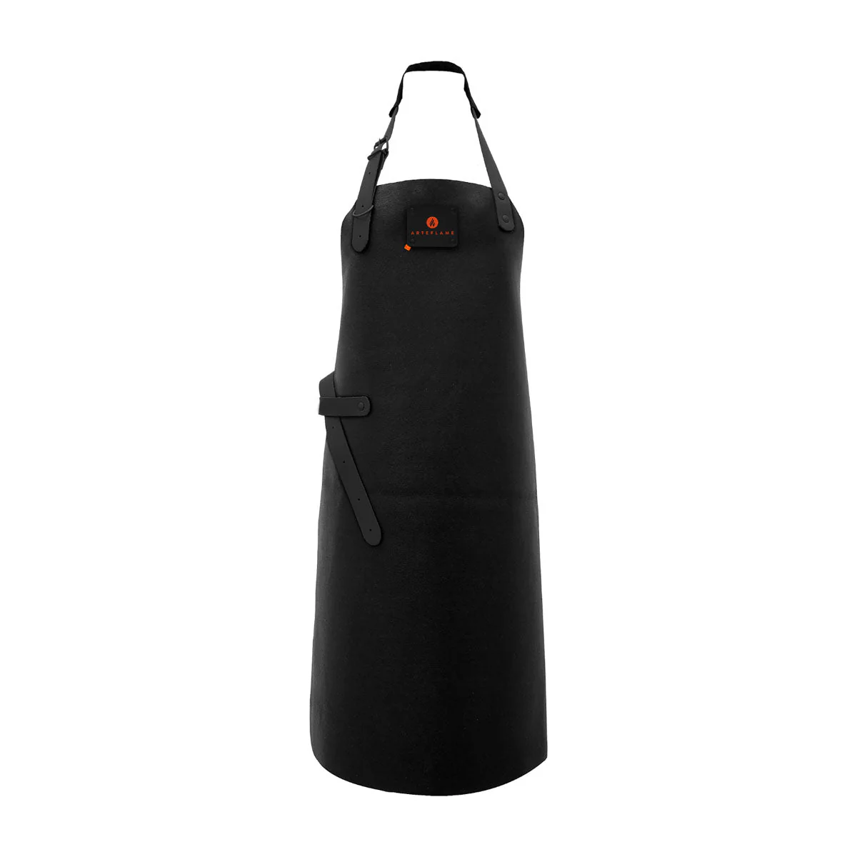 Arteflame Elevate Your Grilling Experience with Fine Leather Grill Aprons (AFAPRONBLK)
