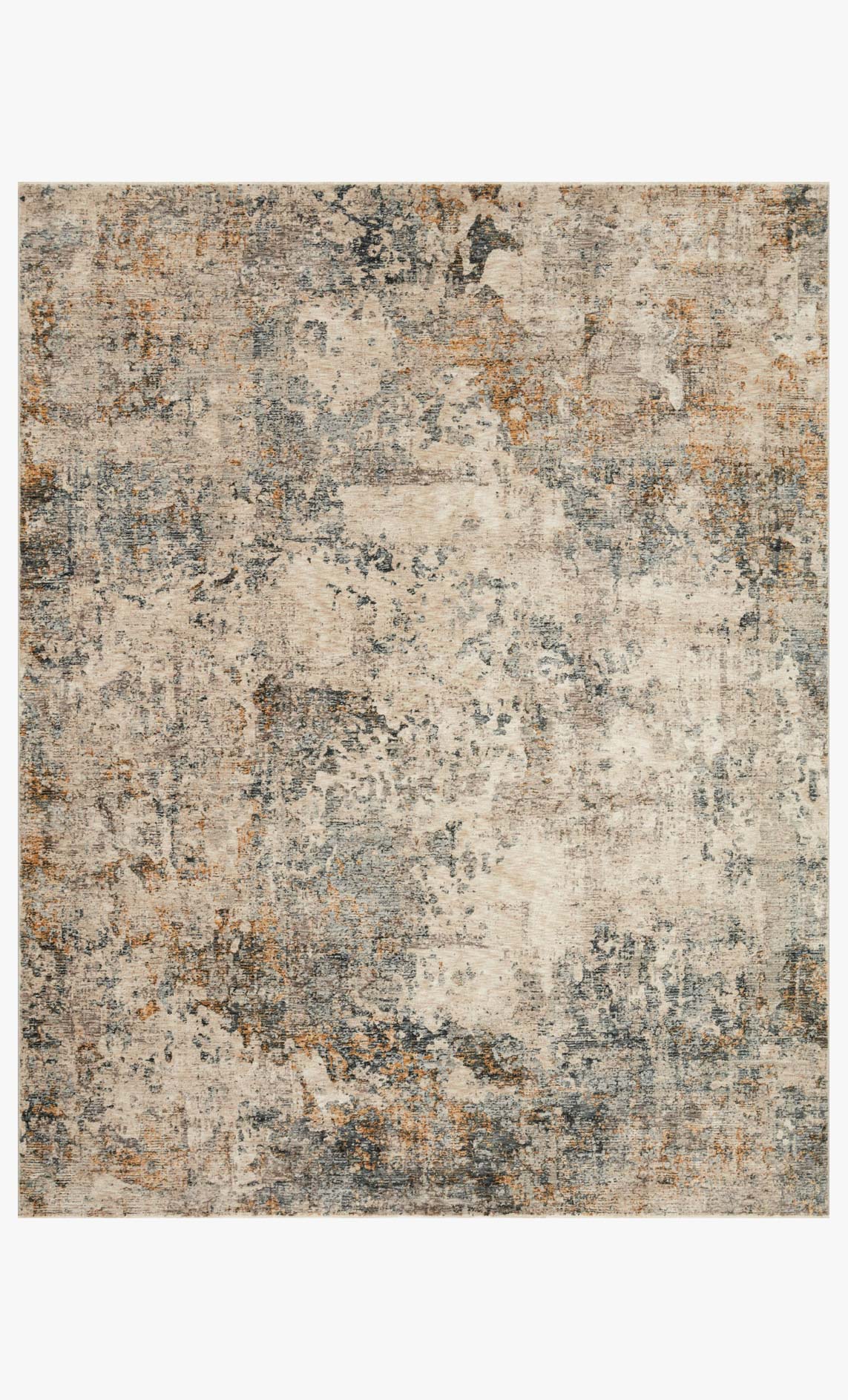 Loloi Axel Collection - Contemporary Power Loomed Rug in Ocean & Beige (AXE-04)
