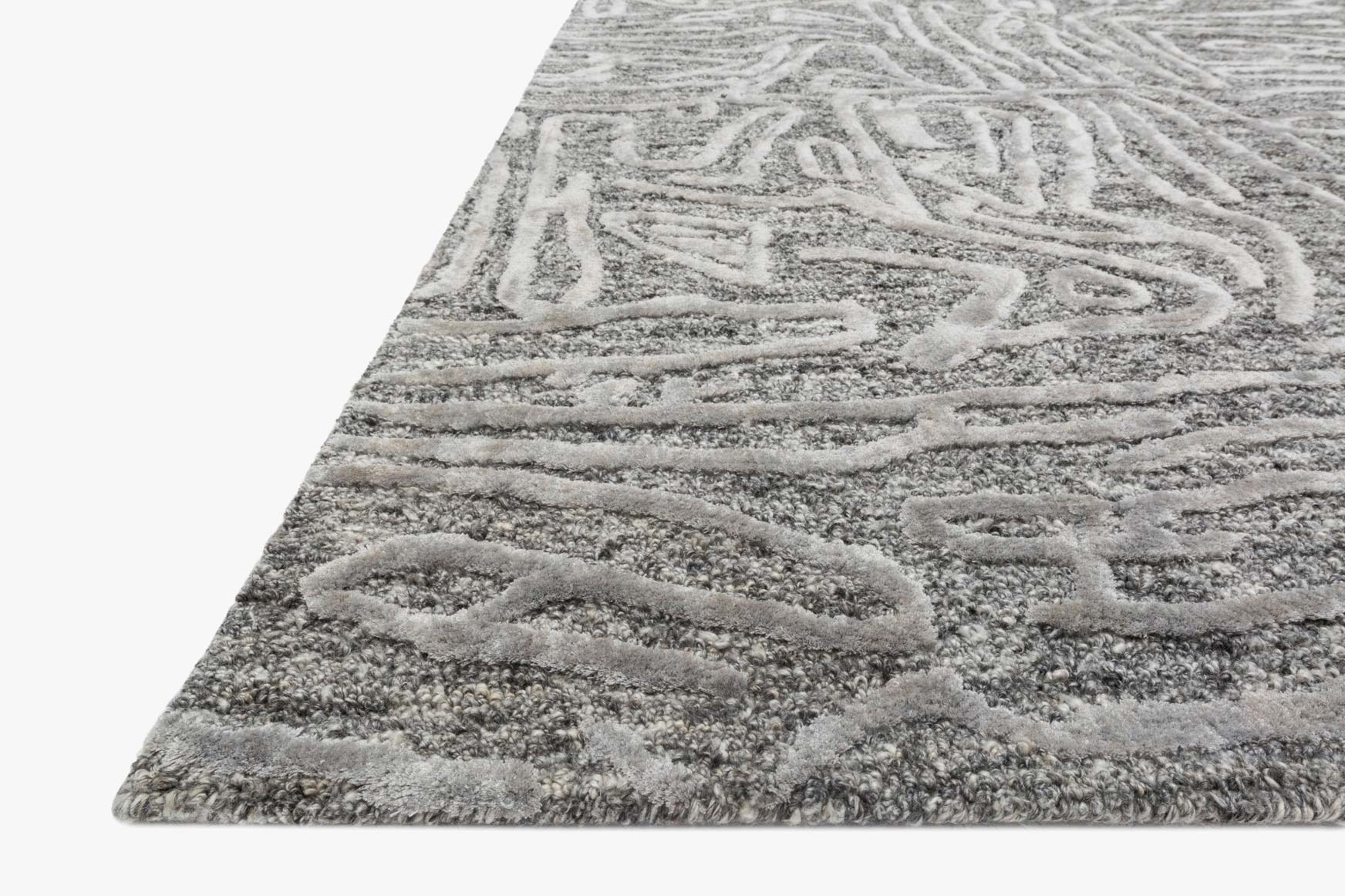 Loloi Juneau Collection - Contemporary Hand Tufted Rug in Grey & Grey (JY-06)