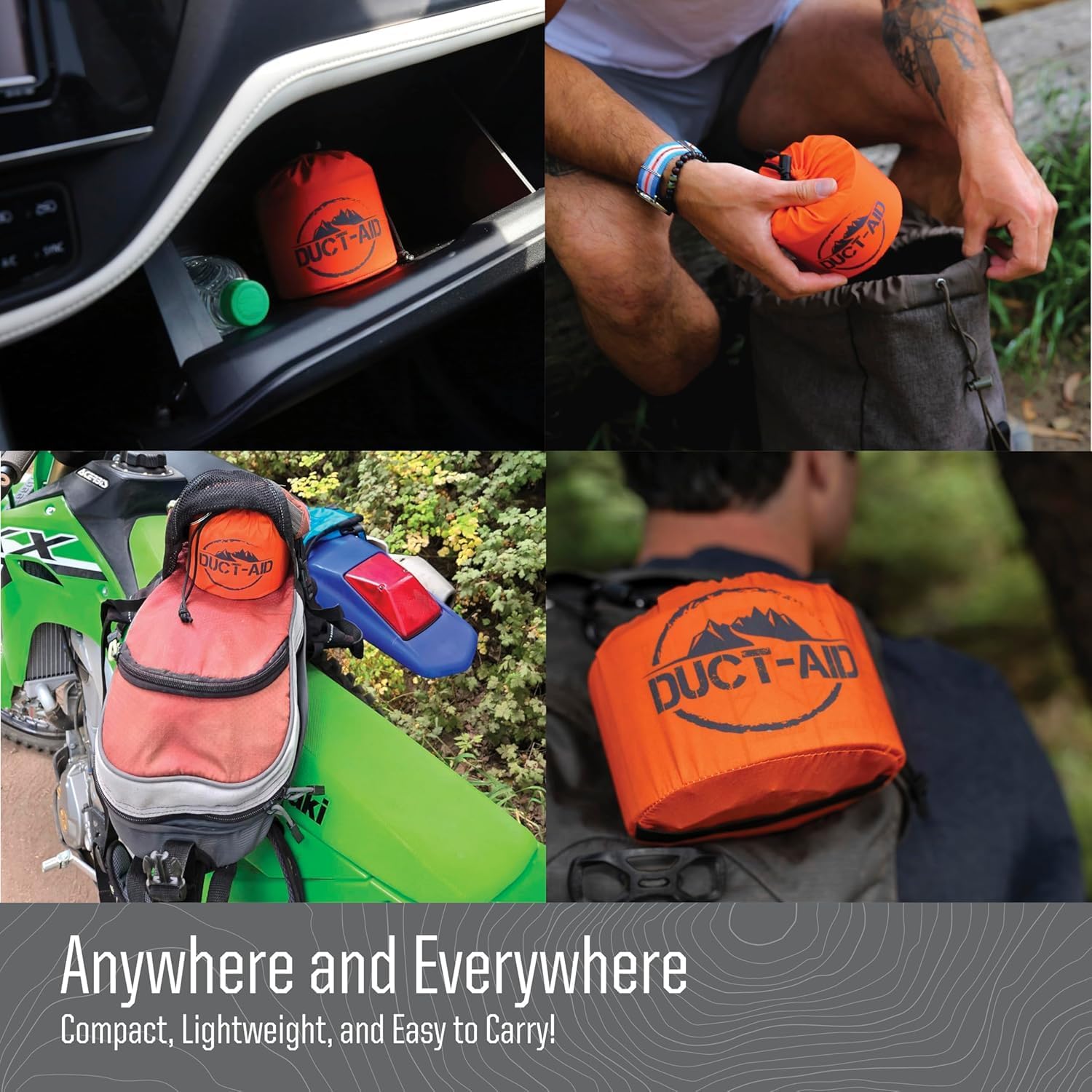 Compact First Aid Kit, Medical Grade Adhesive, Emergency Response Kit, 1 Pound (Full Kit, 2, Count)