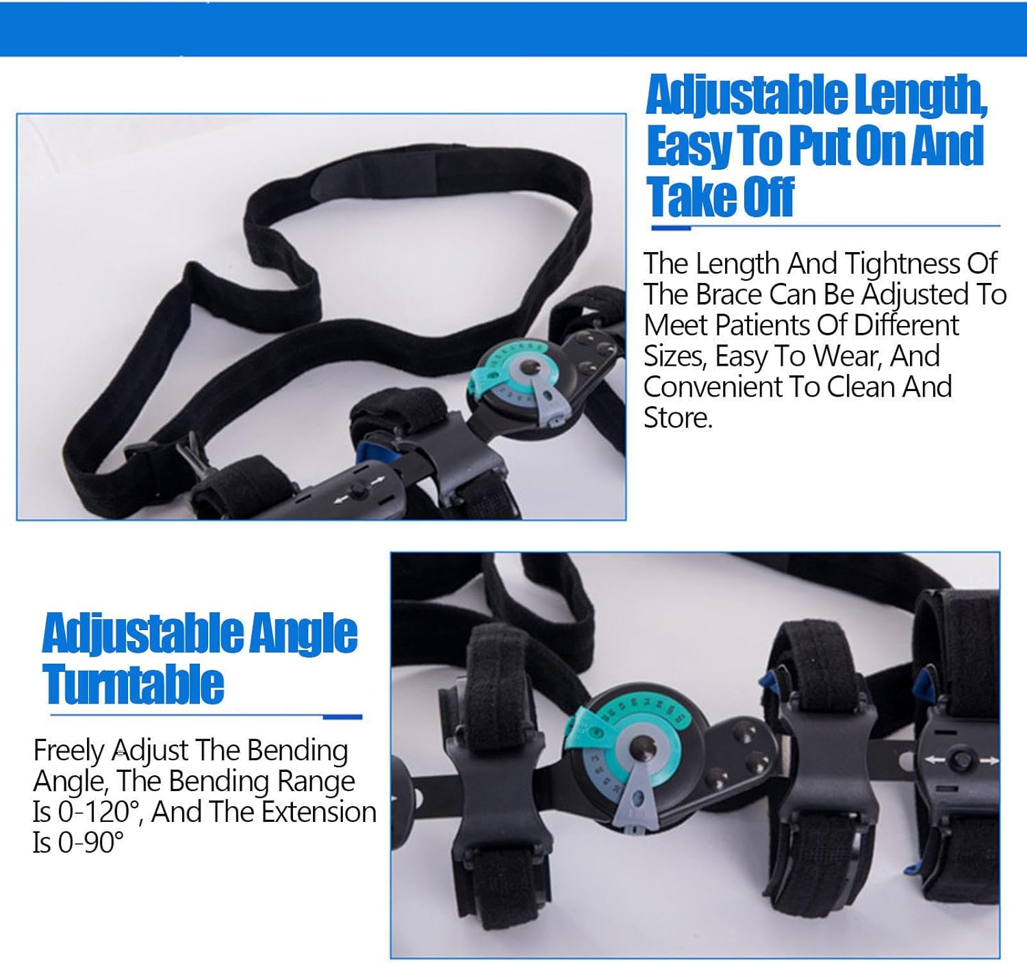 Adjustable ROM Hinged Elbow Brace Stabilizer,Post OP Elbow Brace with Sling Stabilizer,Arm Injury Recovery Support After Surgery Orthosis Orthotics,Right