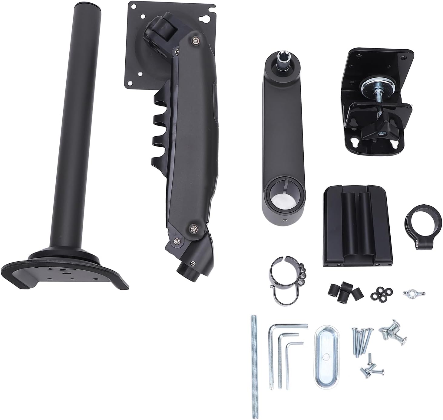 Single Display Mount 17-30 Inch Aluminum Computer Arm Adjustable Stand 9KG Support Gaming Work 75/100mm 360° Rotation