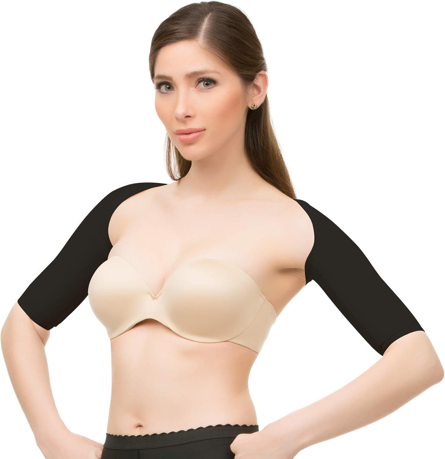 Isavela Womens Above Elbow Sleeves With Hook & Eye Back Closure (SL01-SS)