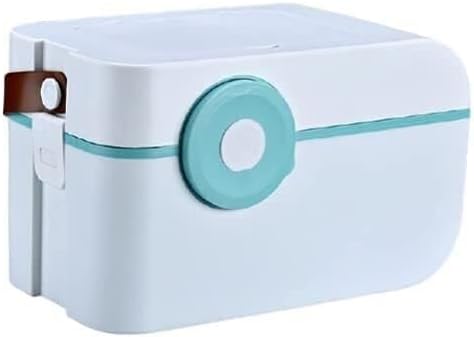 Family First Aid Box Medical Storage Chest, Portable Plastic First Aid Kit Organizer for Home, Travel, Camping, Outdoor & Emergency Use(Orange)