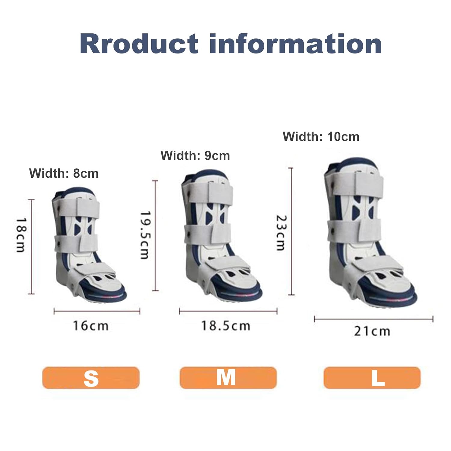 SFKLYU Kids AFO Drop Foot Brace Baby Ankle Foot Orthosis Night Splint for Children Toddler Pediatric Strephenopodia Support Strephexopodia Splint,B left + b right,M