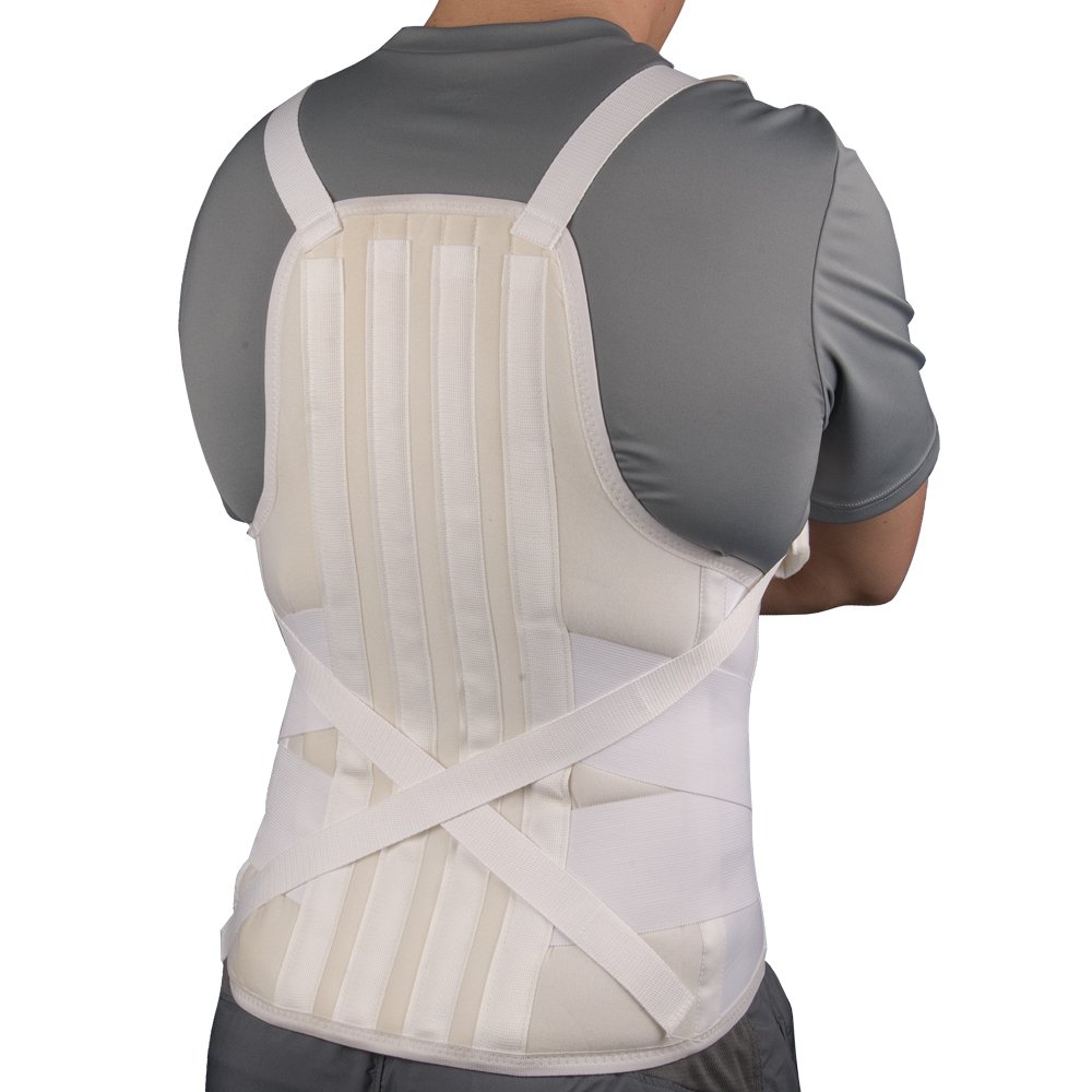 Truform-OTC Dorsolumbar Support, Spinal Disc Back Brace, Soft Style, Thoracic Kyphosis, 2X-Large