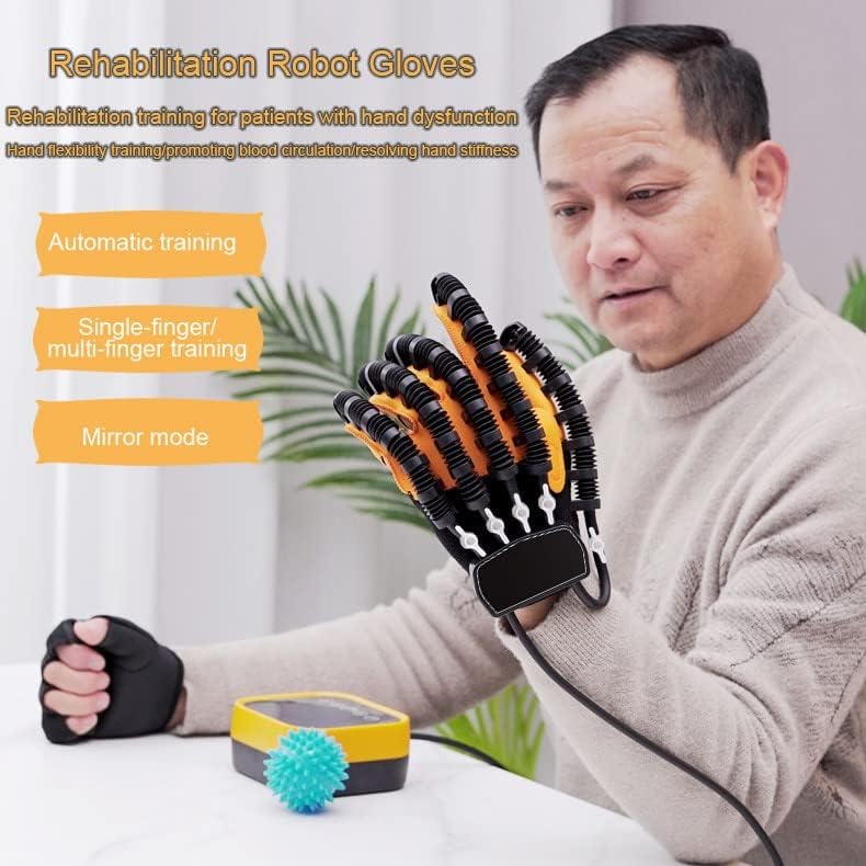 Rehabilitation Robot Gloves, Stroke Recovery Hand Glove Assistive Training Equipment Hand Function Recovery