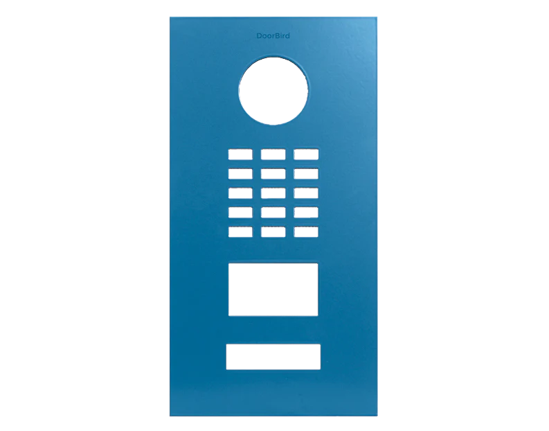 DoorBird Front Panel for D2101V in Light Blue, RAL 5012