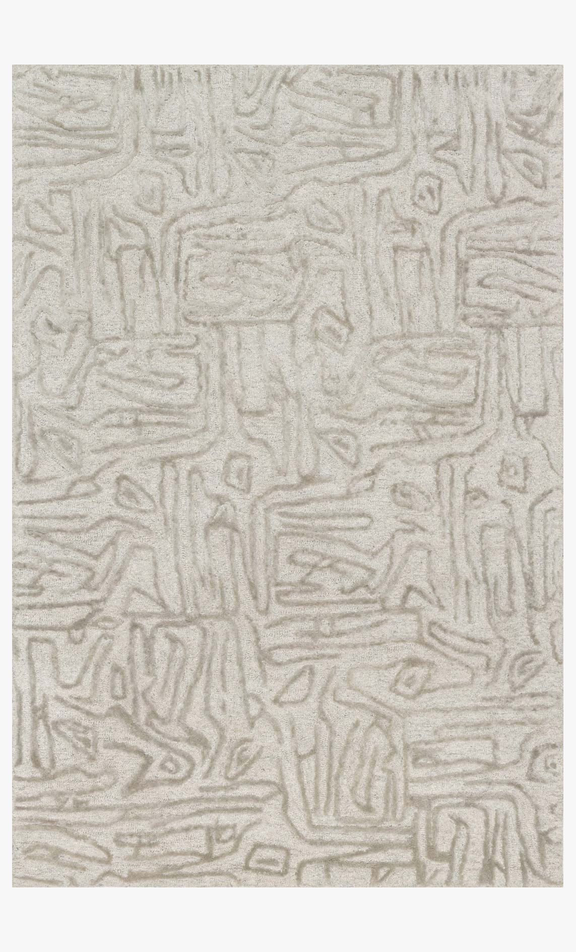 Loloi Juneau Collection - Contemporary Hand Tufted Rug in Silver & Silver (JY-06)