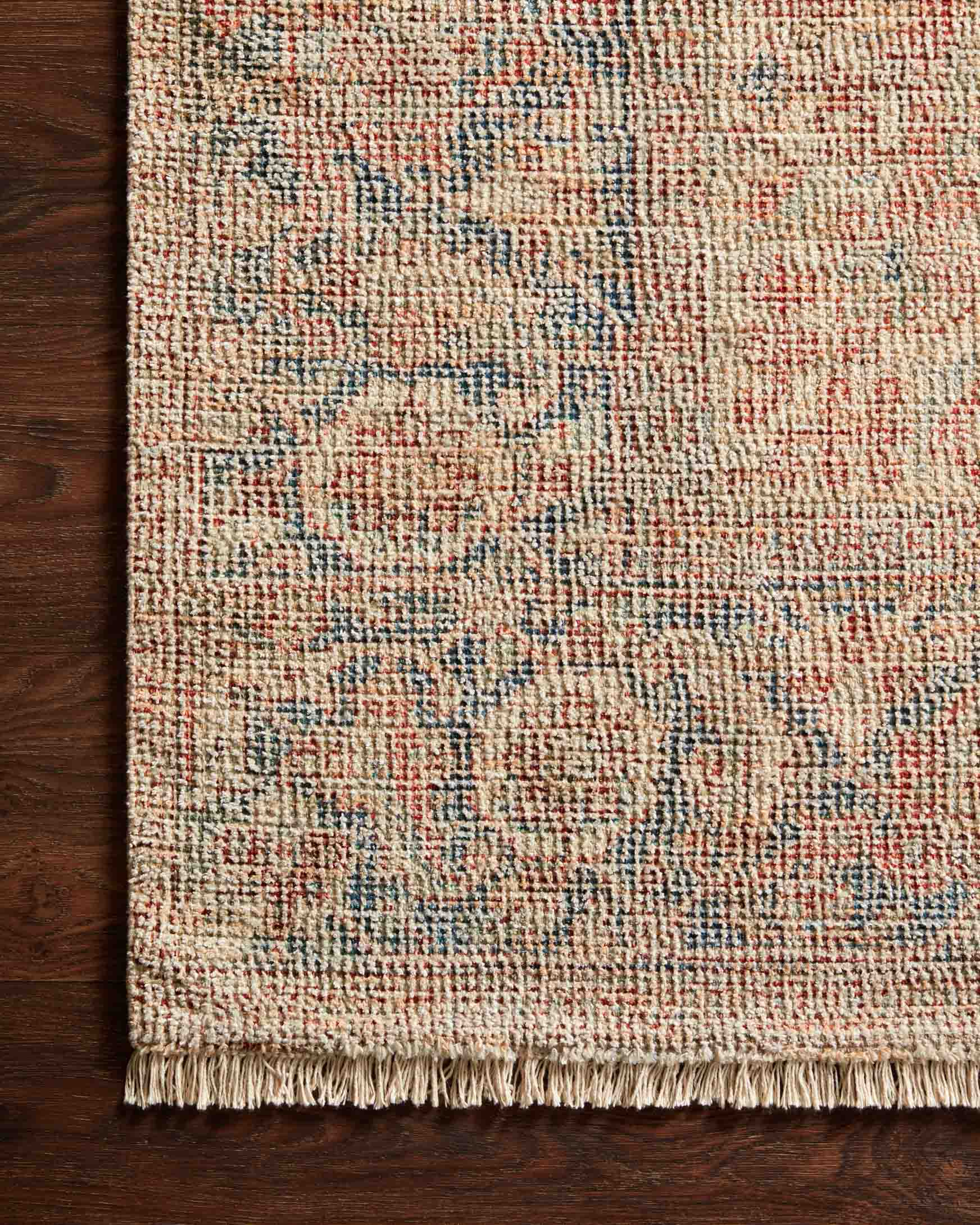 Loloi Priya Collection - Transitional Hand Woven Rug in Brick & Navy (PRY-07)