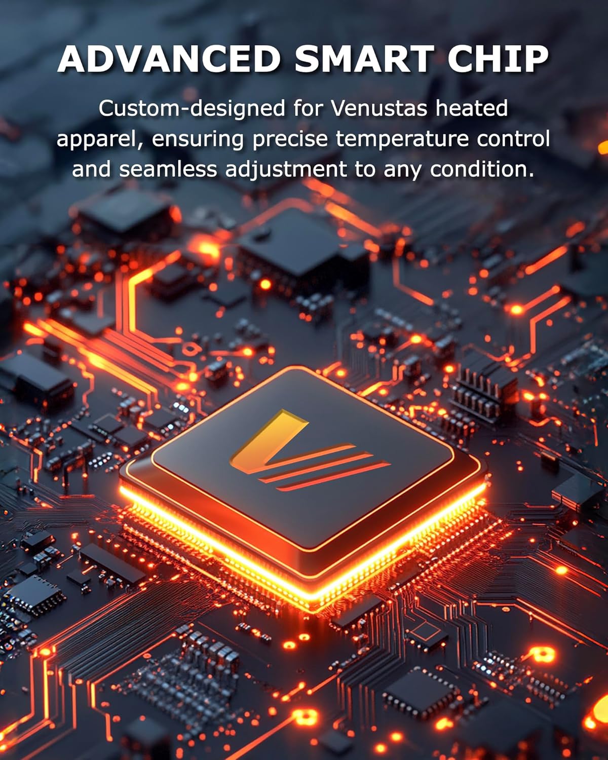 Venustas Women's Fleece Heated Jacket with Battery Pack, Soft Lightweight Heating Coat for Outdoor Activities