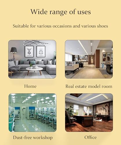 Automatic Shoe Cover Dispenser - 100 Non-Slip Disposable Shoe Covers for Home, Office, Factory & Events - Portable, Easy-to-Use Solution for Clean Floors