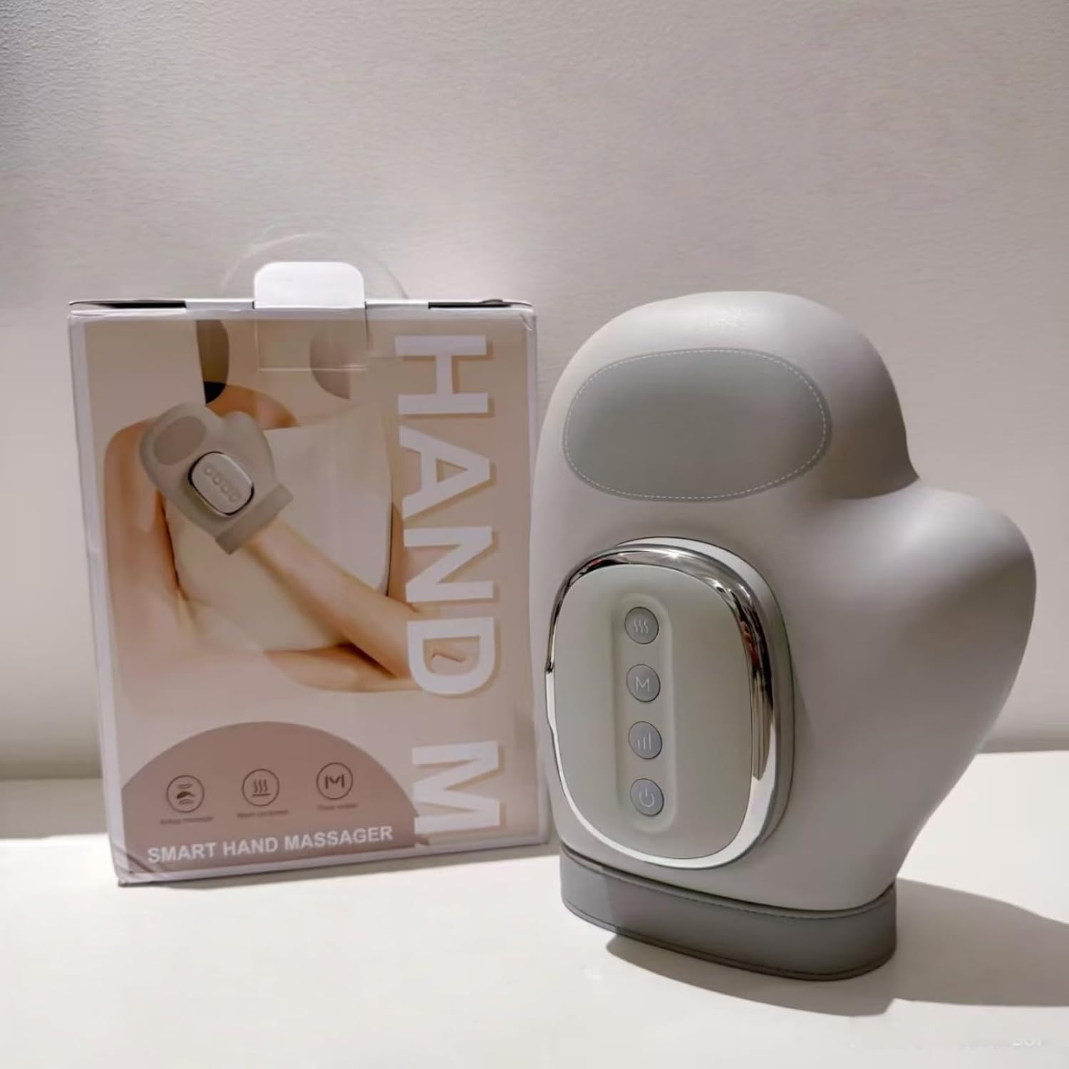 Hand Massager with Heat and Compression,Hand Massager Glove, Helps Soothe Hands Fatigue, Carpal Tunnel and Arthritis Discomfort,3 Modes, 5 Gears, Scheduled Shutdown